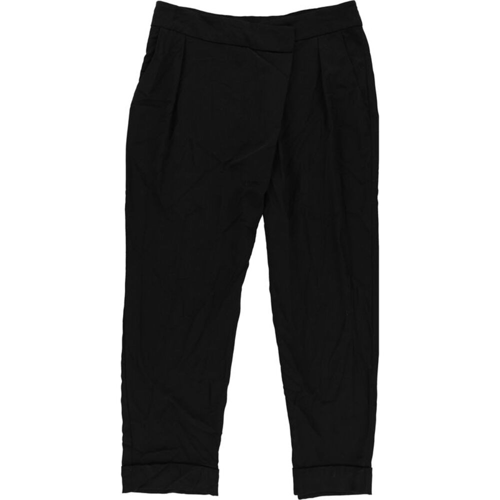 GUESS Womens Grant Pleated Straight Leg Cropped Casual Pants, NWT